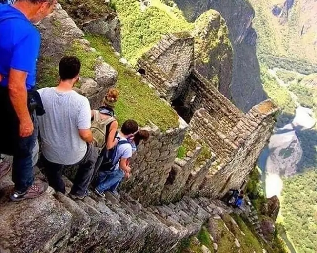 huaynapicchu stairway of death